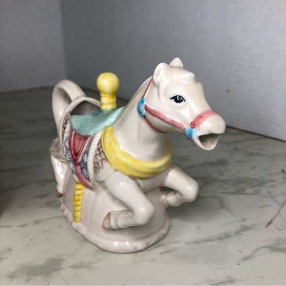 Vintage Heritage Mint - Carousel Horse Teapot Set with Creamer and Sugar Bowl - Picture 10 of 17